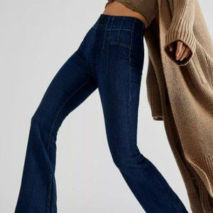 Free People Jade Flare Jeans sz 27 Night Sky